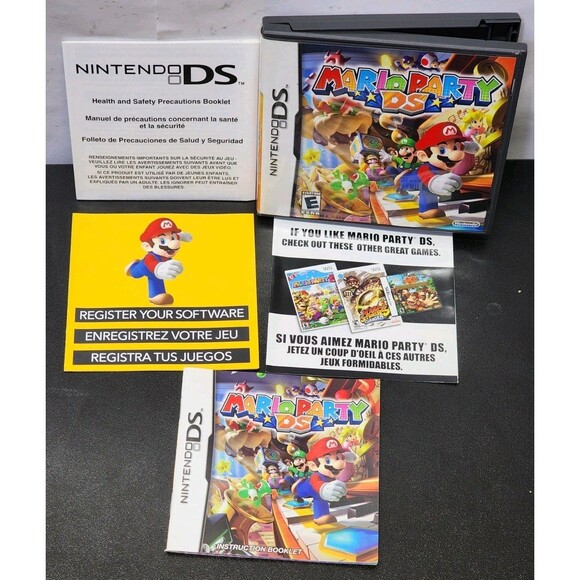 Case and Manual Only NO GAME Mario Party DS Nintendo DS Authentic NO GAME - READ - Picture 3 of 4